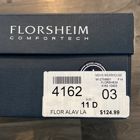 Like New Florsheim Alverson Brown Leather Dress Shoes size 11 - Picture 5 of 6